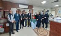 بازدید ریاست محترم مرکز آموزشی درمانی شهید مدنی از واحد های مختلف مرکز و تبریک سال نو