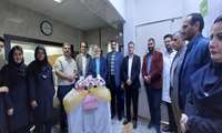  حضور مشاور رییس دانشگاه و مدیر پرستاری دانشگاه بمناسبت  روز جهانی رادیولوژی در مرکز شهید مدنی 