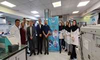 تبریک روز آزمایشگاه  توسط رئیس مرکز آموزشی درمانی شهید مدنی