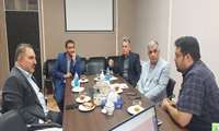  حضور رئیس دانشگاه جناب آقای دکتر صیادی با مدیران مرکز آموزشی درمانی شهید مدنی در جهت پیگیری چالش ها