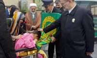 گرامیداشت دهه کرامت و حضور خادمین امام رضا (ع) در مرکز آموزشی درمانی شهید مدنی