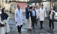 بازدید بازرسین اعتباربخشی آموزشی وزارت بهداشت از مرکز آموزشی درمانی شهید مدنی