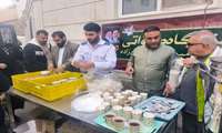 ایستگاه صلواتی و پذیرایی  در ایام خجسته ولادت حضرت علی علیه السلام و روز پدر
