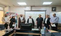 برگزاری مراسم گرامیداشت هفته دفاع مقدس در مرکز آموزشی درمانی شهید مدنی